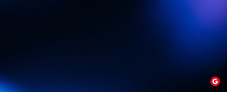 A blue and black background featuring a bright white light at the center, creating a striking visual contrast.