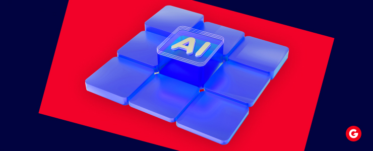A blue cube featuring the letters "ai" prominently displayed on its surface.