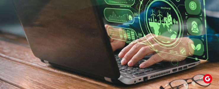 Diagram showing methods to optimize cloud usage for gaining advantages in carbon credit initiatives and sustainability practices in CFD trading.