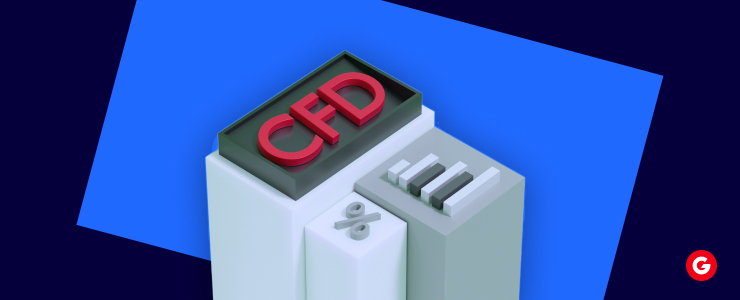 A computer screen featuring the letters "CFD," related to Multi-Asset CFD Portfolios.