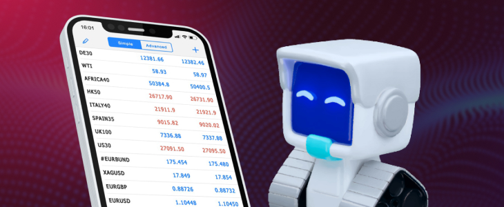 Image illustrating how to invest while using AI-powered MT4 mobile platform for trading.